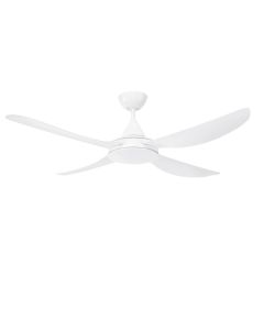DC Ceiling Fan 48in 4 Blade ABS White