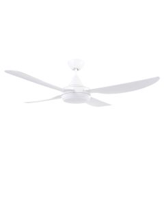 DC Ceiling Fan W/LED Light 48in 4 Blade ABS White
