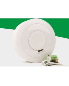 Smoke Alarm 115x45mm W/Audio&Radiolink PE 3VDC Batt