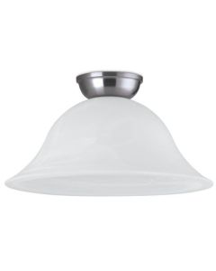 Ceiling Light Indoor 1x60W Steel Satin Nickel