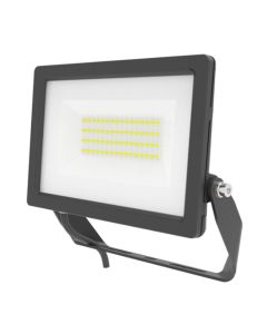 LED Floodlight 30W 3/4/5K 80CRI 110deg Wht IP65 IK07