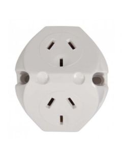 Surface Socket Double 10A 240V