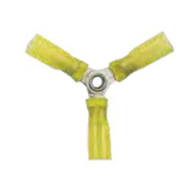 Alco Ring Terminal Heatshrink Insulated 3-Way Ring Terminal Yellow 2.5 ...