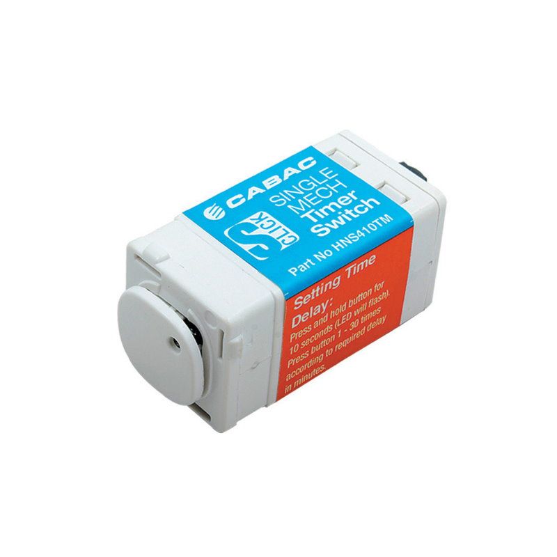 Cabac Light Switch Timer Mechanism Push Button Programmable Time Delay ...