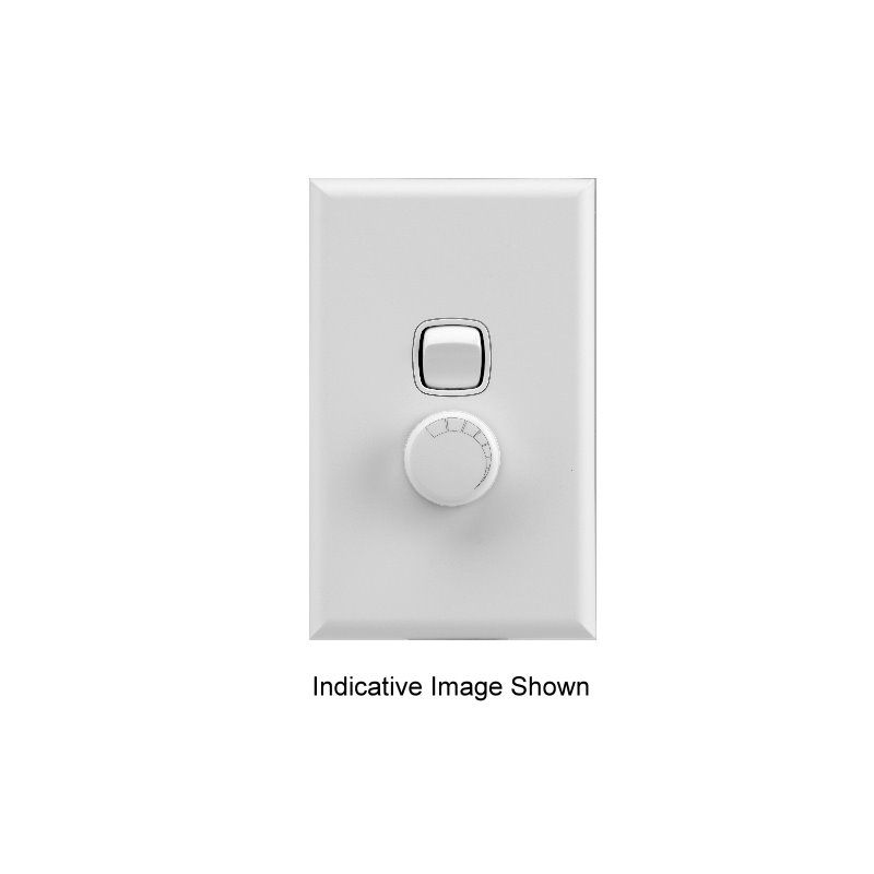 Hpm Controller HPM Fan Speed Controller Rotary Electronic Flush Mount 2 Gang 240V 40VA ...