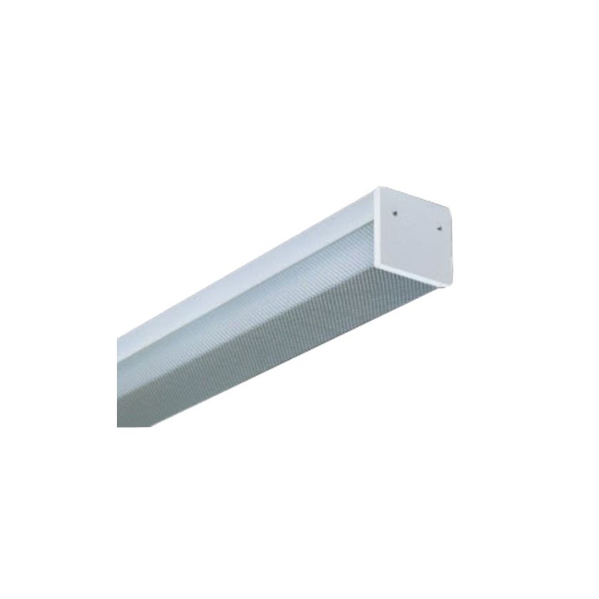 Fluoro Batten Diff Wide Body 2x36W Fluoro Steel Wht Cetnaj