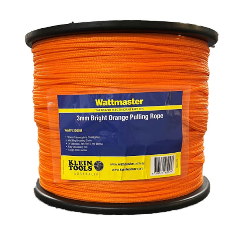 Pulling Rope UV Stabilised Anti-Rot Orange 3mm - Cetnaj