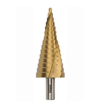 Step Drill 4-32mm Spiral Flute TiN Coated