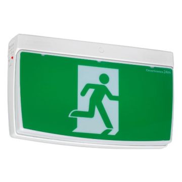 Emer Exit 1/2 Sided 1.1W/2W LED 355mm