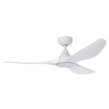 DC Ceiling Fan w/Light 52in TRI-COL WHT SURF