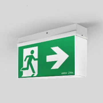 Emer Exit Basic 3.5W Mercury PICTO All Inserts 80mm