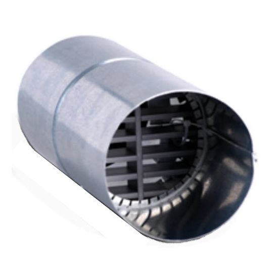 AllVent Intumescent Fire Damper Circular Multi-Purpose Zinc Coated ...