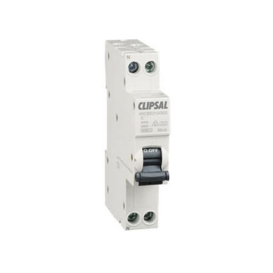 Clipsal Combination RCD Circuit Breaker RCBO 1P+N 20 Amp 240V AC 6 kA ...