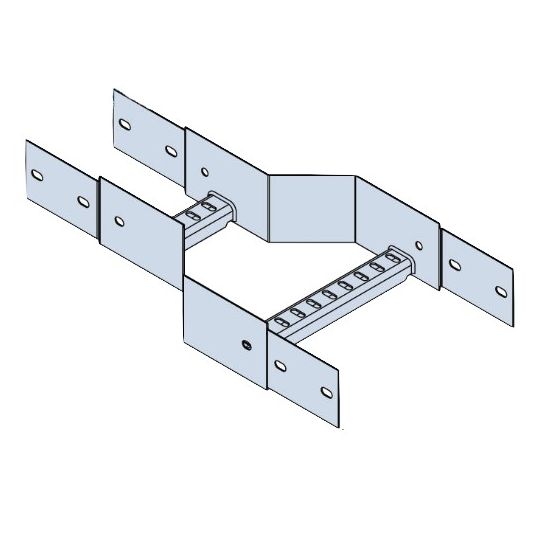 Cable Ladder Reducer Rarius Kounis Straight Cable Ladder Reducer 600 to 450mm NEMA 16A Mild Steel ...