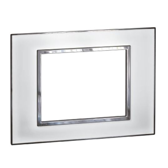 Legrand Switch/GPO Cover Plate 2 Gang For 770 Series Horizontal Mirror ...
