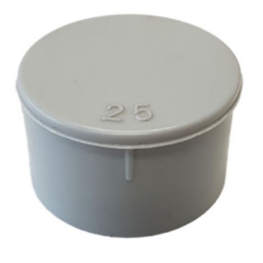 Plug Set For Conduits Matelec Conduit Plug Heavy Duty 25mm PVC Grey | Cetnaj