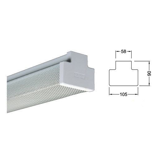 Twin 36w fluorescent batten top