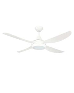 Ac Ceiling Fan W/Light Light 52in ABS White