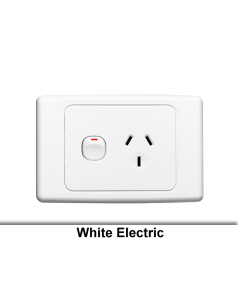 GPO Switched Socket Outlet Flush 1G 10A 250V White