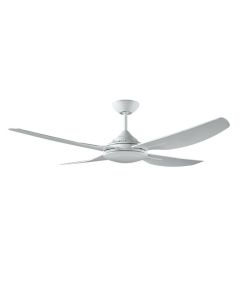 Ceiling Fan 4Blade 1320mm 3Spd Wall ABS White