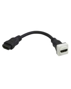 TV Plate Insert Short Cable Female End For HDMI-HDMI