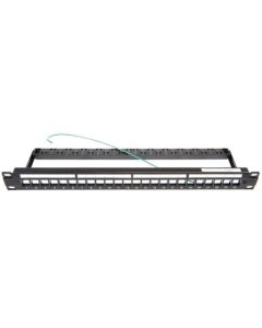 Patch Panel Shielded 1RU 482.6mm 24 Port Black