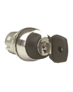 Keyed Actuator 2Pos Metal Spring Return From Right 22.5mm