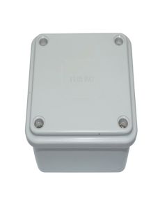 Adapt Square Box W/Gaskets Gry IP56 75x75x75mm